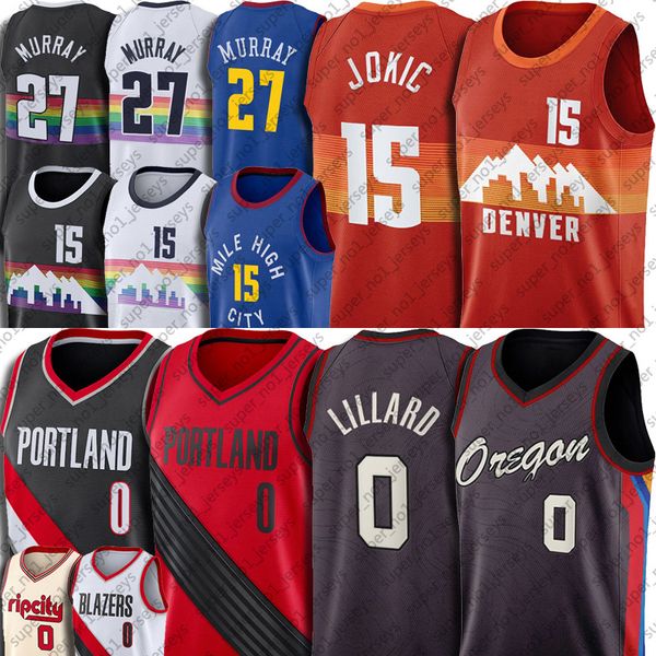nikola 15 basketball jokic jersey jamal 27 murray damian 0 lillard jerseys 2021 city uniform, Black;red
nikola 15 basketball jokic jersey jamal 27 murray damian 0 lillard jerseys 2021 city uniform, Black;red