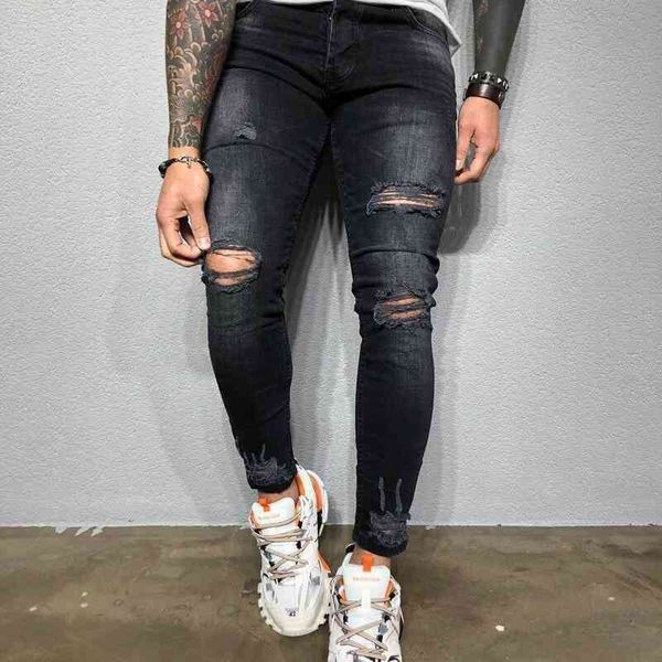 70% off outlet online long pencil pants ripped jeans slim ripped jeans spring men fashion thin skinny black s - 3xl, Blue
70% off outlet online long pencil pants ripped jeans slim ripped jeans spring men fashion thin skinny black s - 3xl, Blue