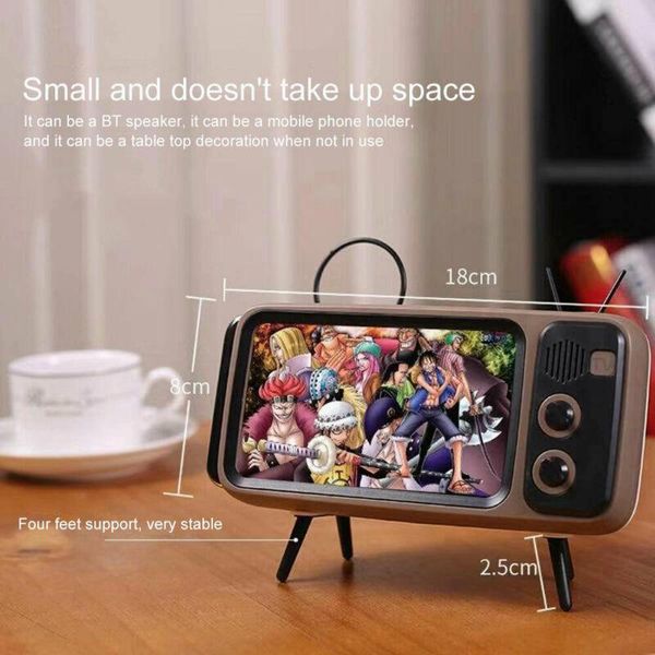 cell phone mounts & holders mini portable retro bt speaker music tv design mobile holder stereo outdoor sound
cell phone mounts & holders mini portable retro bt speaker music tv design mobile holder stereo outdoor sound