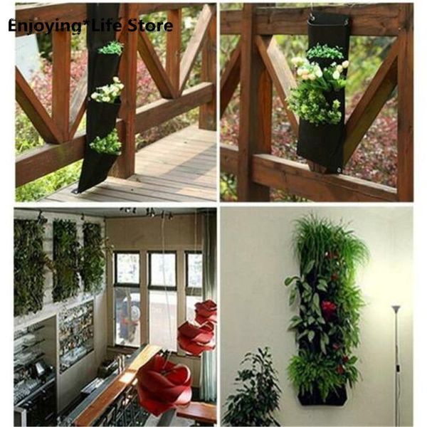 planters & pots vertical wall-mounted planting bag black hanging wall garden plant grow bags home non-woven growing supplies
planters & pots vertical wall-mounted planting bag black hanging wall garden plant grow bags home non-woven growing supplies
