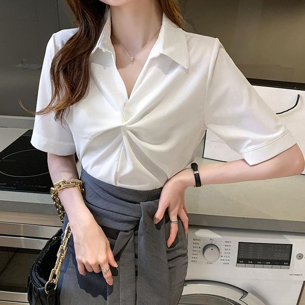 women's blouses & shirts elegant white women 2021 summer short sleeve loose casual ladies office chiffon blouse shirt female vintage b
women's blouses & shirts elegant white women 2021 summer short sleeve loose casual ladies office chiffon blouse shirt female vintage b
