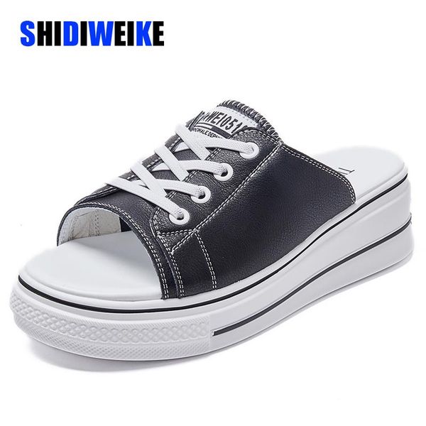 slippers 2021 casual sneakers wedges heels slides women sandals comfort platform shoes summer 5cm ab193, Black
slippers 2021 casual sneakers wedges heels slides women sandals comfort platform shoes summer 5cm ab193, Black