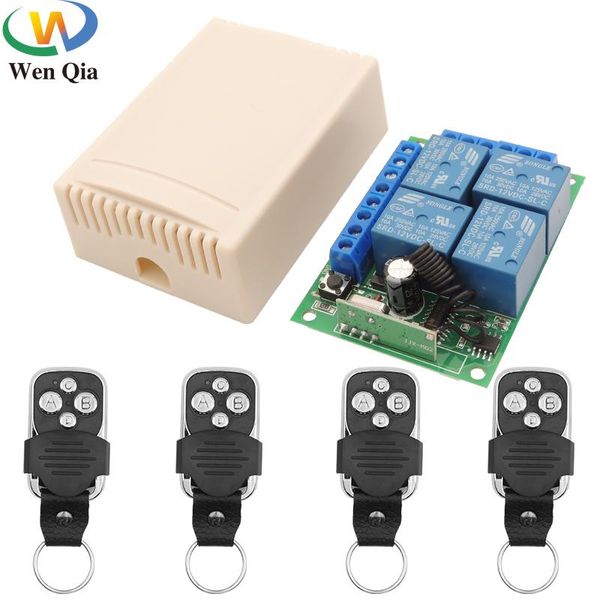 smart home control 433mhz dc12v 10a 4ch relay receiver rf wireless waterproof remote switch for automation family lighting motor gate
smart home control 433mhz dc12v 10a 4ch relay receiver rf wireless waterproof remote switch for automation family lighting motor gate