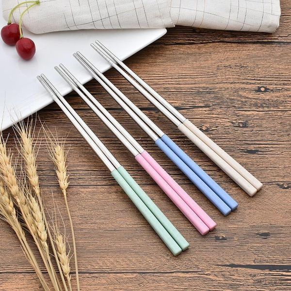 304 stainless steel chinese chopsticks wheat straw portable travel chopsticks reusable sticks for sushi
304 stainless steel chinese chopsticks wheat straw portable travel chopsticks reusable sticks for sushi