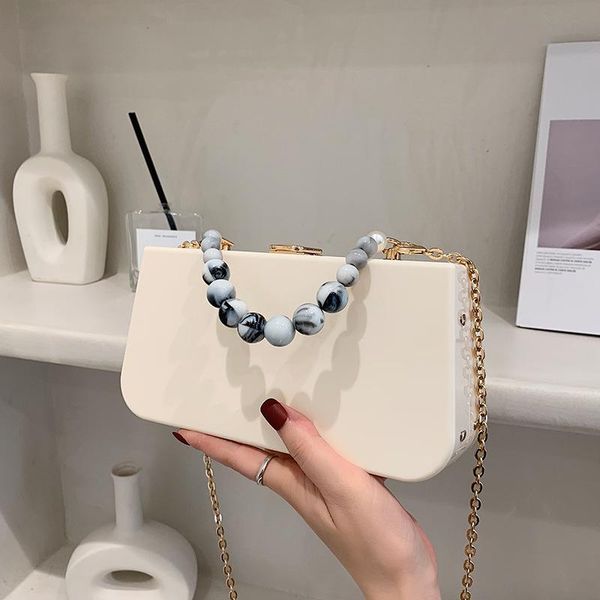 evening bags female bag 2021 trendy fashion messenger small pearl chain portable woman's solid color square box
evening bags female bag 2021 trendy fashion messenger small pearl chain portable woman's solid color square box