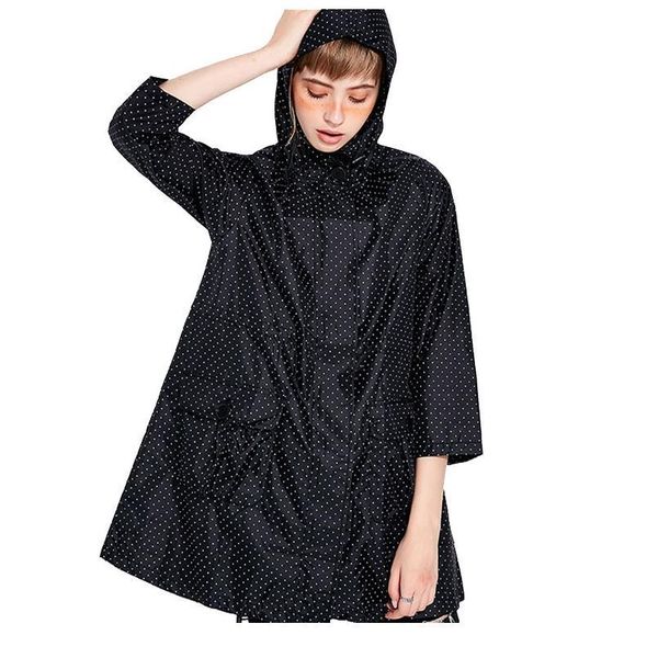 new fashion dots pattern women's waterproof girls hooded travel raincoat with pockets for outdoor jllfgr
new fashion dots pattern women's waterproof girls hooded travel raincoat with pockets for outdoor jllfgr