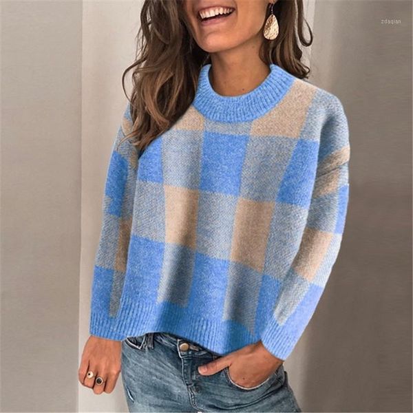women's sweaters autumn casual sweater women plaid long sleeve knitted jumpers ladies winter fashion pullover knitwear, White;black
women's sweaters autumn casual sweater women plaid long sleeve knitted jumpers ladies winter fashion pullover knitwear, White;black