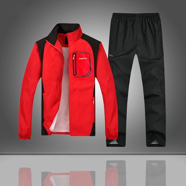 men 2 piece jacket+sweatpants set casual warm mens autumn winter tracksuit fashion brand sporting wear male outfits suit 5xl, Gray
men 2 piece jacket+sweatpants set casual warm mens autumn winter tracksuit fashion brand sporting wear male outfits suit 5xl, Gray