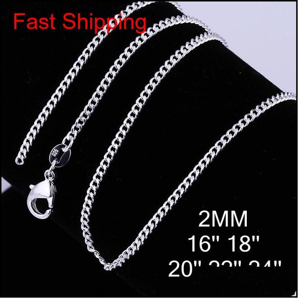 2017 new factory sale 10pcs 16"-30" genuine solid 925 sterling silver fashion curb necklace chain jewelry qylpsx new_dhbest
2017 new factory sale 10pcs 16"-30" genuine solid 925 sterling silver fashion curb necklace chain jewelry qylpsx new_dhbest