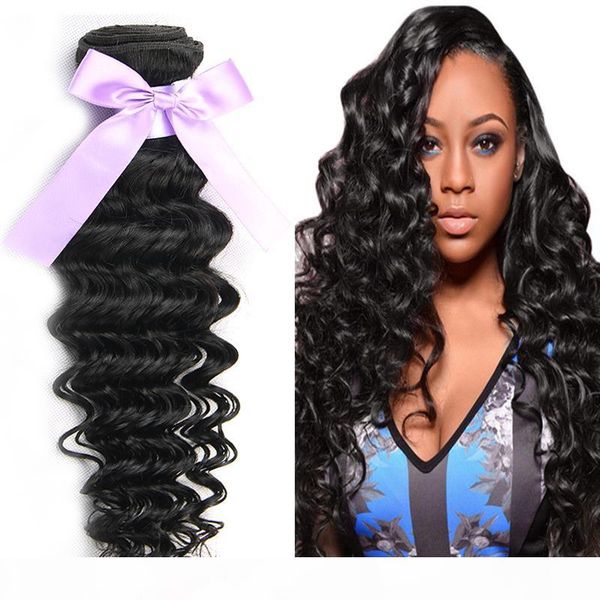 deep wave brazilian virgin hair 7a unprocessed 3 4 bundles human hair peruvian indian brazilian virgin hair wet and wavy human extensions, Black
deep wave brazilian virgin hair 7a unprocessed 3 4 bundles human hair peruvian indian brazilian virgin hair wet and wavy human extensions, Black