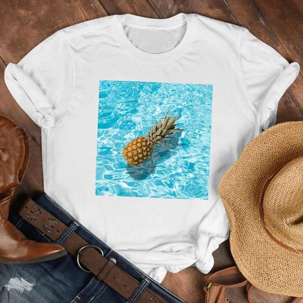 90s cartoon pineapple beach womens t shirt cool fruit fashion clothes tee female graphic, White
90s cartoon pineapple beach womens t shirt cool fruit fashion clothes tee female graphic, White