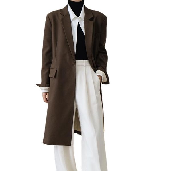 women's suits & blazers brown long oversize casual women elegant lapel sleeve loose fit jackets fashion tide spring autumn 2021 womens, White;black
women's suits & blazers brown long oversize casual women elegant lapel sleeve loose fit jackets fashion tide spring autumn 2021 womens, White;black