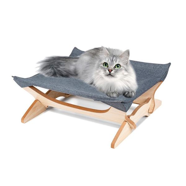 cat beds & furniture pet wood bracket cradle bed detachable comfortable fabric for kitten supplies
cat beds & furniture pet wood bracket cradle bed detachable comfortable fabric for kitten supplies
