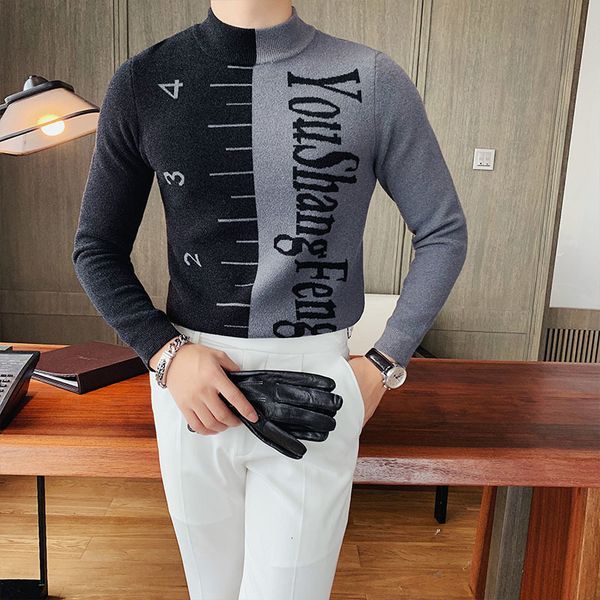 2021 autumn men's nightgown contrast card high sweater man long casual mesh ropa of hombre 7nl8, White;black
2021 autumn men's nightgown contrast card high sweater man long casual mesh ropa of hombre 7nl8, White;black