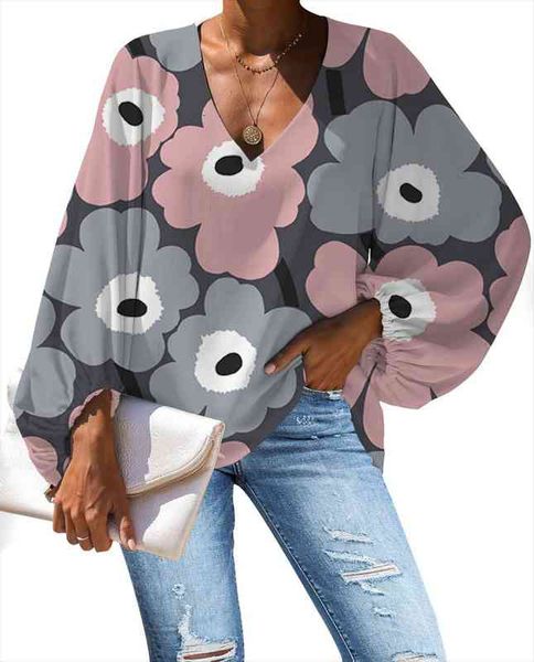fashion poppy flower printed women blouses long sleeve chiffon ladies loose female, White
fashion poppy flower printed women blouses long sleeve chiffon ladies loose female, White