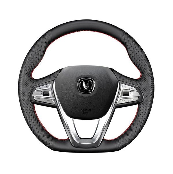 steering wheel covers for changan cs75 eado plus dt xt diy sew by hand black leather cover car interior accessories
steering wheel covers for changan cs75 eado plus dt xt diy sew by hand black leather cover car interior accessories