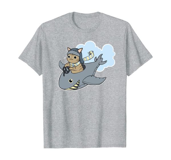 cat shark plane adorable pilot tee, White;black
cat shark plane adorable pilot tee, White;black