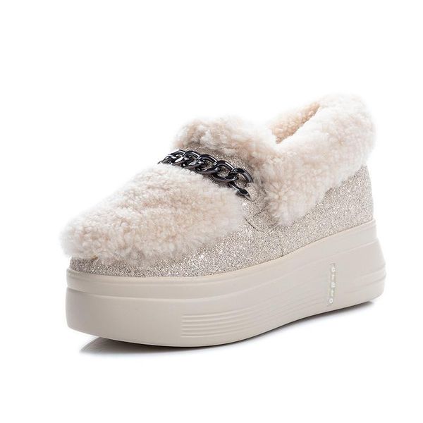 boots female winter keep warm fur waterproof metal women's snow thick heel with round head increase 7cm girl stude, Black
boots female winter keep warm fur waterproof metal women's snow thick heel with round head increase 7cm girl stude, Black