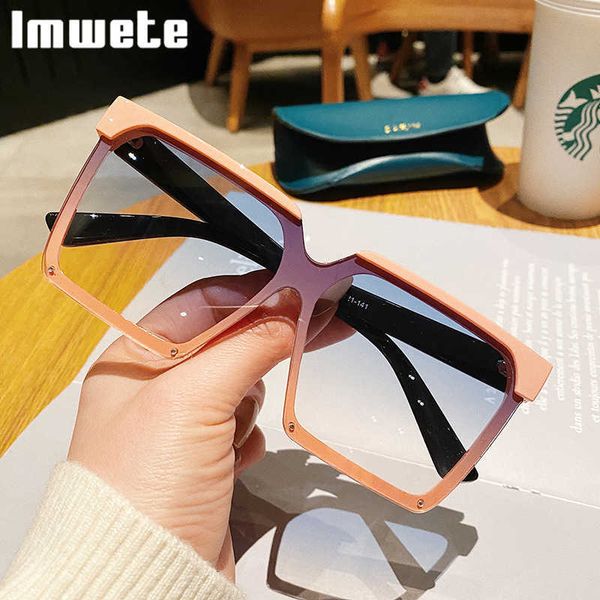 sun glasses imwete 2021 trend square glasses women vintage oversized men brand designer fashion outdoor uv400 colored, White;black
sun glasses imwete 2021 trend square glasses women vintage oversized men brand designer fashion outdoor uv400 colored, White;black