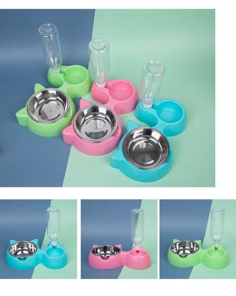cat ears shaped oblique cat bowl pet double bowls drinking fountain leak proof neck protection bowls pet supplie
cat ears shaped oblique cat bowl pet double bowls drinking fountain leak proof neck protection bowls pet supplie