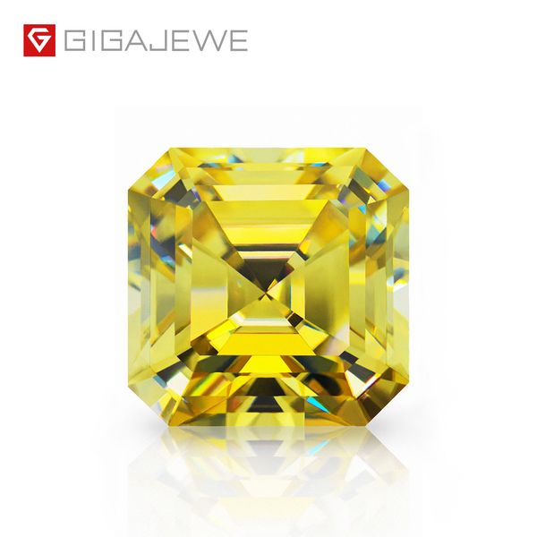 gigajewe vivid yellow color asscher cut vvs1 moissanite diamond 1-7ct for jewelry making, Black
gigajewe vivid yellow color asscher cut vvs1 moissanite diamond 1-7ct for jewelry making, Black