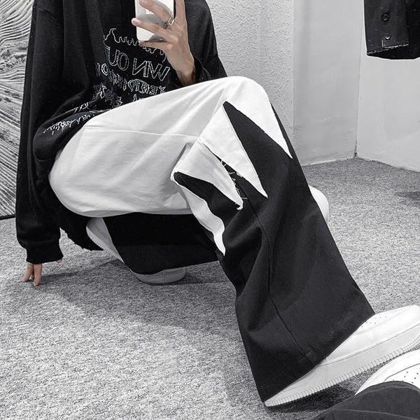 men's pants black/white patchwork color straight men loose streetwear long trousers autumn winter hip hop casual 5xl-s
men's pants black/white patchwork color straight men loose streetwear long trousers autumn winter hip hop casual 5xl-s