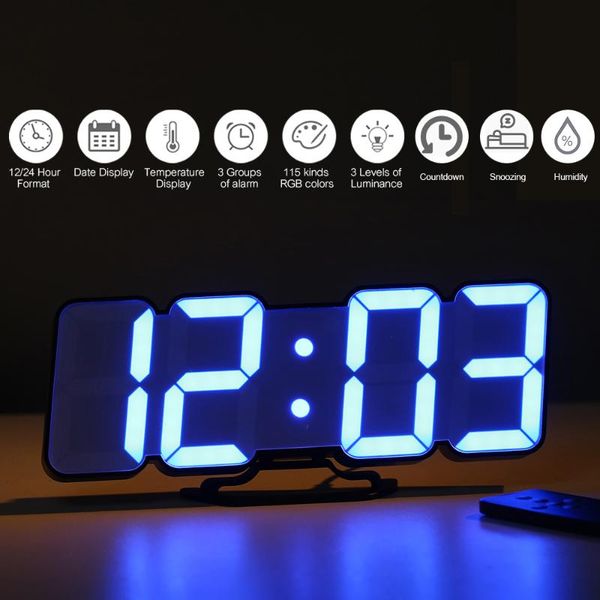 other clocks & accessories 3d wireless remote digital rgb led alarm clock usb powered temperature date display 115-color changing 3-level br
other clocks & accessories 3d wireless remote digital rgb led alarm clock usb powered temperature date display 115-color changing 3-level br