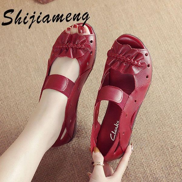 sandals 2021 leisure flat bottom women's shoes national style leather one foot breathable soft sole mother's, Black
sandals 2021 leisure flat bottom women's shoes national style leather one foot breathable soft sole mother's, Black