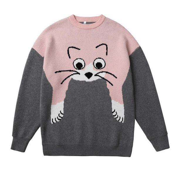 men's sweaters 2021 arrival fashion cartoon knitted autumn and winter men sweater o-neck pullovers appliques brand clothing warm, White;black
men's sweaters 2021 arrival fashion cartoon knitted autumn and winter men sweater o-neck pullovers appliques brand clothing warm, White;black