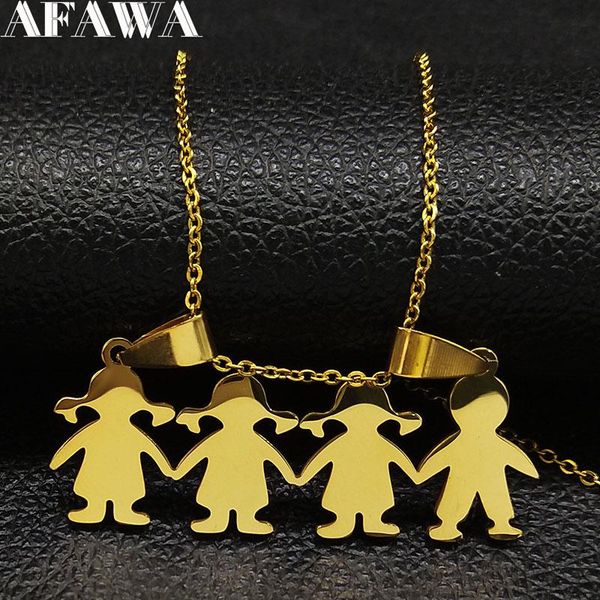 pendant necklaces 2021 fashion family stainless steel chain for women gold color & pendants jewelry accesorios mujern533s01, Silver
pendant necklaces 2021 fashion family stainless steel chain for women gold color & pendants jewelry accesorios mujern533s01, Silver