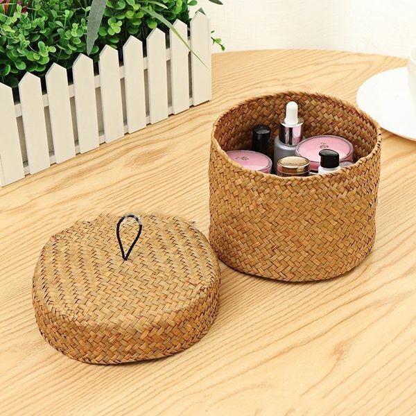 storage baskets weaving snack box handmade wicker wardrobe table round gift seagrass flower pot home sundries 
storage baskets weaving snack box handmade wicker wardrobe table round gift seagrass flower pot home sundries