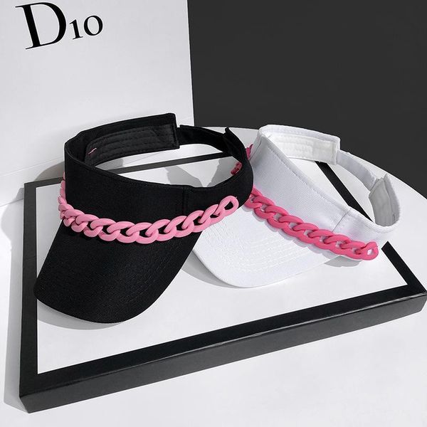 wide brim hats fashion trend women empty sun cap chain gorro luxury summer hat hip hop outdoor caps casual holiday beach chapeau, Blue;gray
wide brim hats fashion trend women empty sun cap chain gorro luxury summer hat hip hop outdoor caps casual holiday beach chapeau, Blue;gray