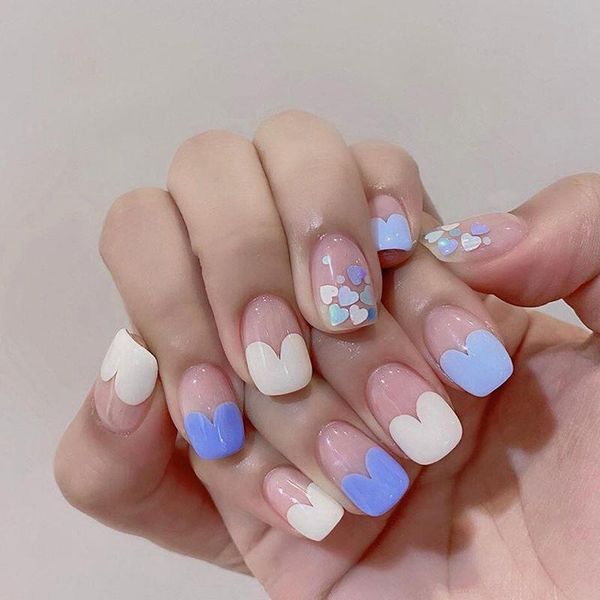 false nails adhesive nail beauty in blue deocr heart shaped rhinestone detachable attractive fashion glue stype for women's daily, Red;gold
false nails adhesive nail beauty in blue deocr heart shaped rhinestone detachable attractive fashion glue stype for women's daily, Red;gold