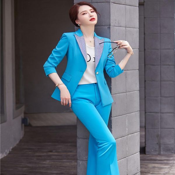 women's two piece pants formal ol styles women business suits autumn winter ladies office elegant professional career blazers trousers, White
women's two piece pants formal ol styles women business suits autumn winter ladies office elegant professional career blazers trousers, White
