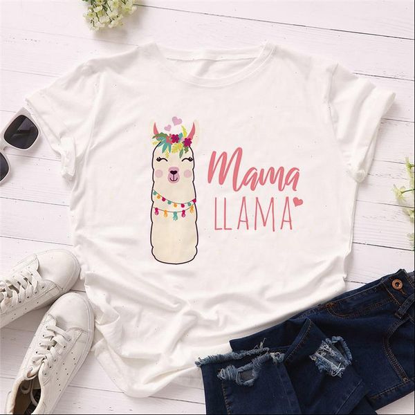 new arrive short sleeve women t shirt mama llama love mothers clothes graphic tees femme harajuku cartoon camisas mujer, White
new arrive short sleeve women t shirt mama llama love mothers clothes graphic tees femme harajuku cartoon camisas mujer, White
