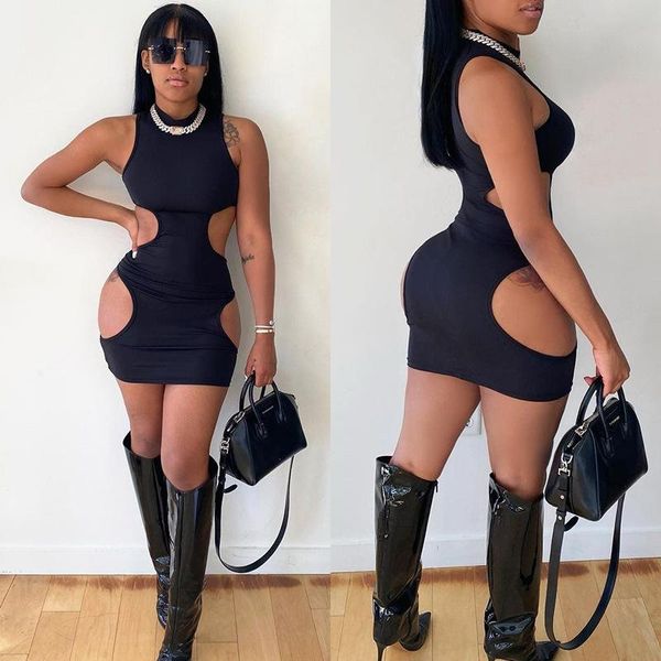 casual dresses bkld 2021 autumn arrival round neck sleeveless black dress hollow out bodycon mini women party nightclub outfits, Black;gray
casual dresses bkld 2021 autumn arrival round neck sleeveless black dress hollow out bodycon mini women party nightclub outfits, Black;gray