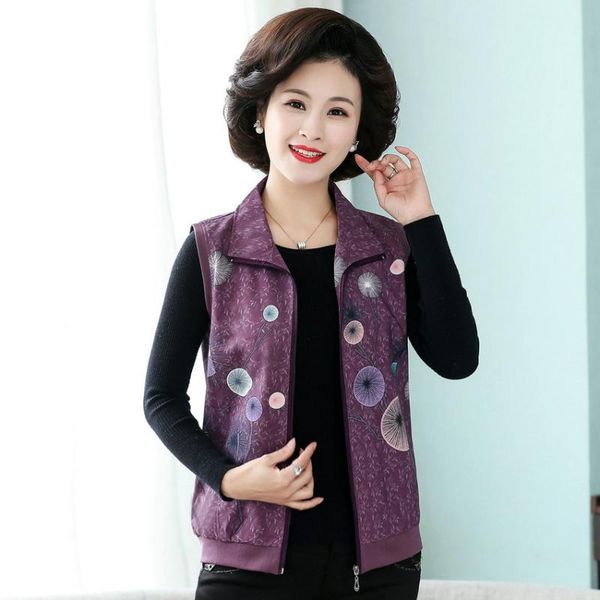 women's vests spring autumn women floral vest red blue purple waistcoat turn down collar sleeveless jackets mature lady plus size cloth, Black;white
women's vests spring autumn women floral vest red blue purple waistcoat turn down collar sleeveless jackets mature lady plus size cloth, Black;white