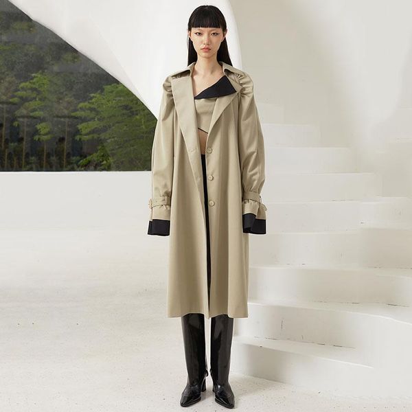 women's trench coats seebeautiful loose coat double lapel long sleeve single breasted windbreaker belt women winter 2021 fashion g920, Tan;black
women's trench coats seebeautiful loose coat double lapel long sleeve single breasted windbreaker belt women winter 2021 fashion g920, Tan;black