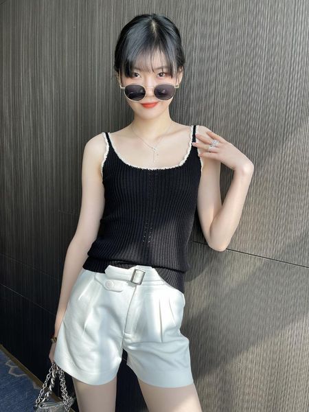 women's tanks & camis french color contrast lace sling spring / summer 2021 t-shirt, White
women's tanks & camis french color contrast lace sling spring / summer 2021 t-shirt, White