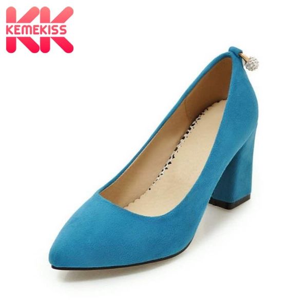 dress shoes kemekiss women pumps fashion flock upper square high heels stylish pointed toe slip on footwear size 32-43, Black
dress shoes kemekiss women pumps fashion flock upper square high heels stylish pointed toe slip on footwear size 32-43, Black