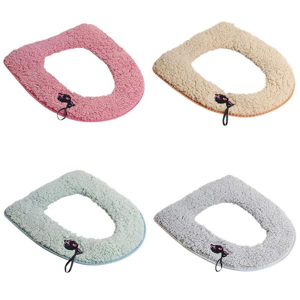 plush toilet seat glued type case warmer toilet accessories washable cute embroidered cartoon thicken seat
plush toilet seat glued type case warmer toilet accessories washable cute embroidered cartoon thicken seat