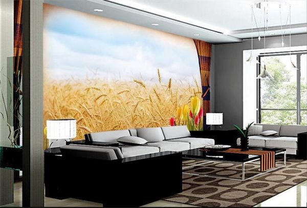 wallpapers 3d wallpaper custom po wheat paddy field scenery picture living room sofa tv backdrop mural wall paper for walls
wallpapers 3d wallpaper custom po wheat paddy field scenery picture living room sofa tv backdrop mural wall paper for walls