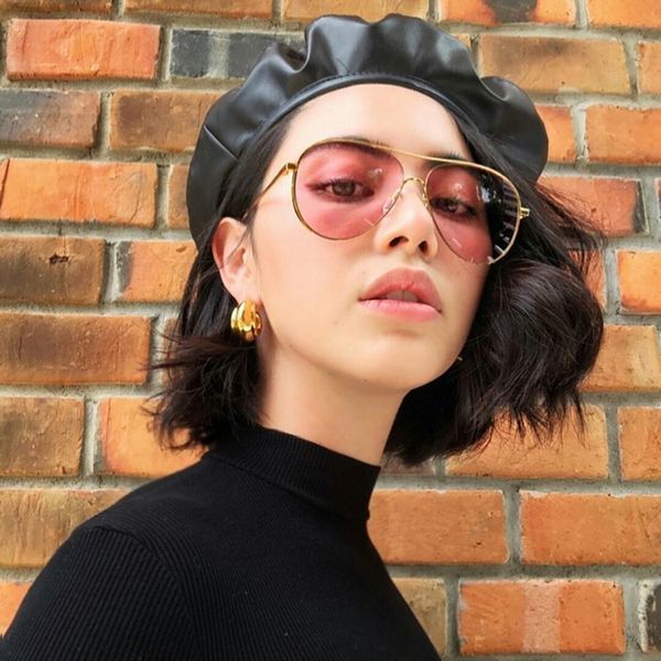 cool wind earrings female french designer earrings metal cool wind pure copper plated with real gold, Golden
cool wind earrings female french designer earrings metal cool wind pure copper plated with real gold, Golden