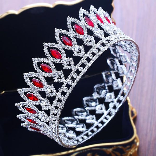 hair clips & barrettes red crystal wedding tiaras crowns full round clear rhinestone bridal hairband women pageant party accessories headpie, Golden;silver
hair clips & barrettes red crystal wedding tiaras crowns full round clear rhinestone bridal hairband women pageant party accessories headpie, Golden;silver