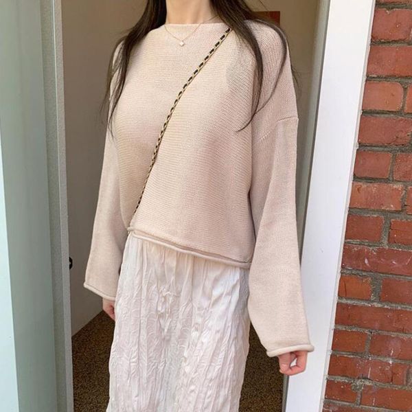 women's t-shirt korea autumn winter loose casual girls full sleeve short navel pullover show thin wool sumer lgq7, White
women's t-shirt korea autumn winter loose casual girls full sleeve short navel pullover show thin wool sumer lgq7, White