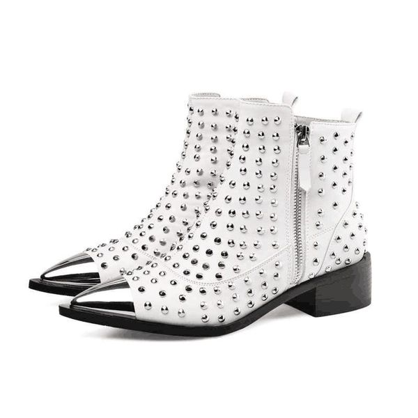 boots rivets med heel pointe shoes zipper pointy rubber ankle ladies solid cotton fabric riding pointed toe short plush pu hoof, Black
boots rivets med heel pointe shoes zipper pointy rubber ankle ladies solid cotton fabric riding pointed toe short plush pu hoof, Black
