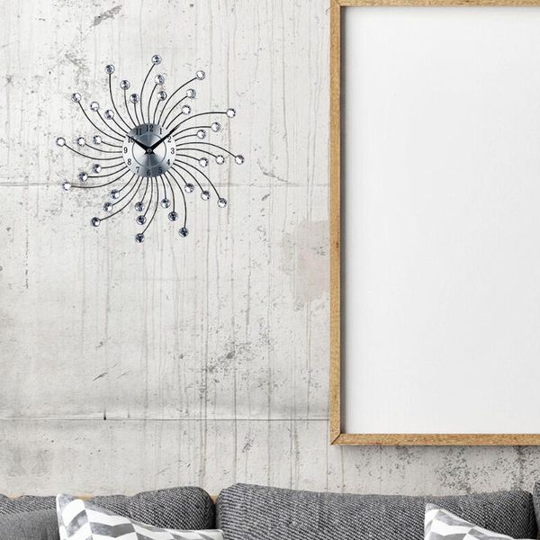 decorative crystal wall clock art sunburst metal gifts home use quartz movement rotating office celebration easy installation
decorative crystal wall clock art sunburst metal gifts home use quartz movement rotating office celebration easy installation