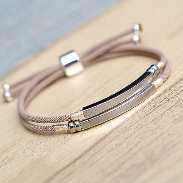 charm bracelets hand knotted double-deck fashion simple personality milan rope weaving bracelet male adorn wholesale, Golden;silver
charm bracelets hand knotted double-deck fashion simple personality milan rope weaving bracelet male adorn wholesale, Golden;silver