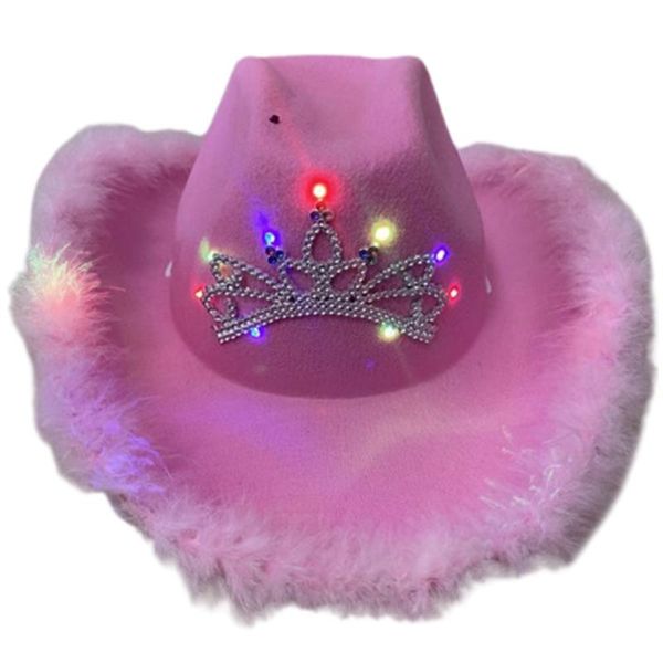 wide brim hats neon sparkly glitter space cowboy hat fun feather trim sequin party disco dress up pink, Blue;gray
wide brim hats neon sparkly glitter space cowboy hat fun feather trim sequin party disco dress up pink, Blue;gray
