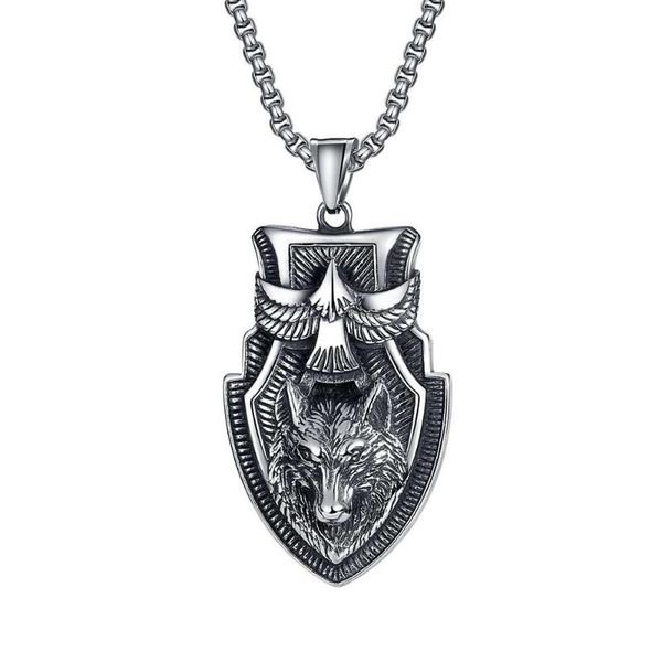 pendant necklaces fate love male men pendants wolf and eagle stainless steel chain party gift fashion jewelry, Silver
pendant necklaces fate love male men pendants wolf and eagle stainless steel chain party gift fashion jewelry, Silver